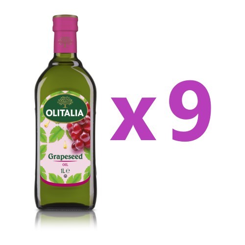 奧利塔葡萄籽油1公升  9瓶組