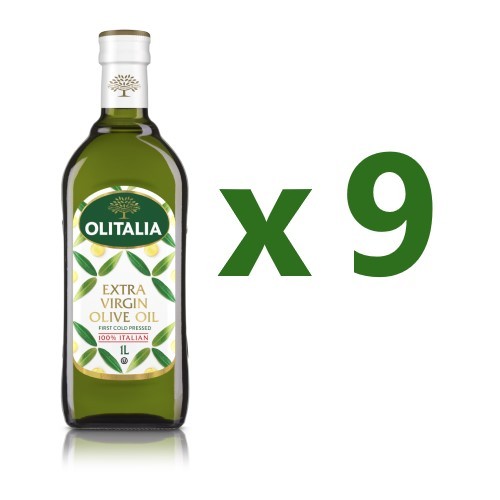 奧利塔特級初榨橄欖油1公升  9瓶組