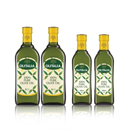 樂活好康組(6) - 奧利塔純橄欖油(1公升x2瓶+500毫升x2瓶)