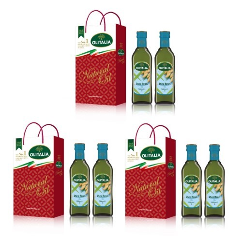 奧利塔玄米油(500ml，2瓶裝禮盒x3盒)
