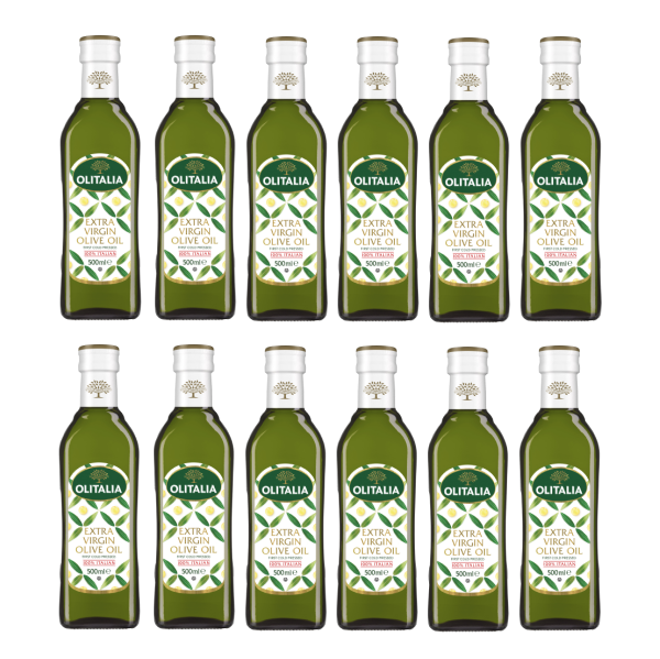 奧利塔特級初榨橄欖油500ml 整箱(12罐)。