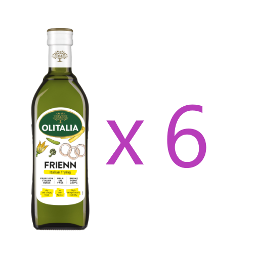 奧利塔高溫專用葵花油 750毫升 6瓶組