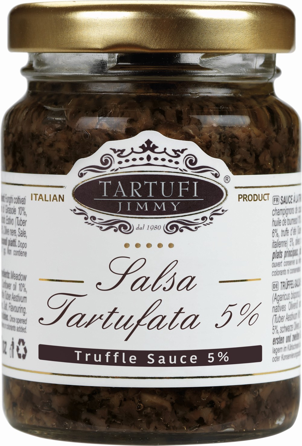 素食Tartufi Jimmy義大利松露蘑菇醬500公克 (Truffle Sauce)