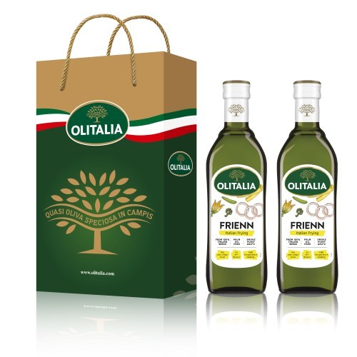 奧利塔高溫專用葵花油  750毫升  2瓶裝禮盒