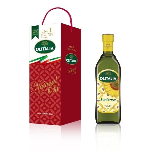 奧利塔頂級葵花油  750毫升 1瓶裝禮盒