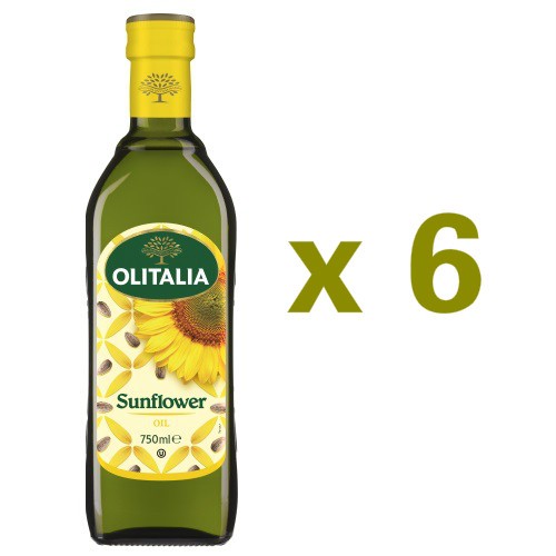  奧利塔頂級葵花油 750毫升  6瓶組