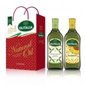 奧利塔(精緻橄欖油 1L + 葵花油 1L )禮盒