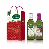 奧利塔(特級初榨橄欖油 500ml + 葡萄籽油 500ml )禮盒