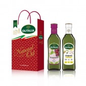 奧利塔(葡萄籽油 500ml + 高溫專用葵花油 500ml )禮盒